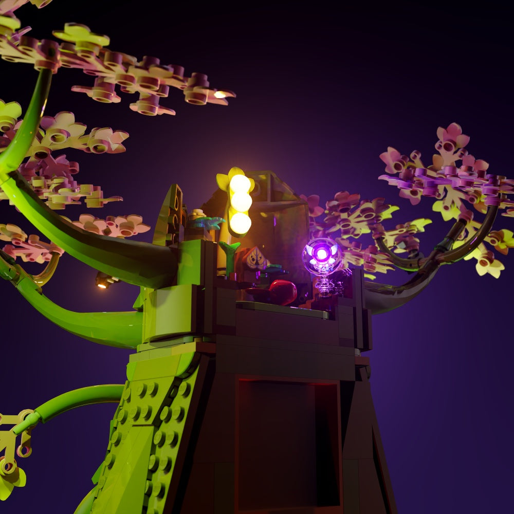 Noriko　120セット LMB 2.0 Light Kit for LEGO The Legend of Zelda Great Deku Tree 2