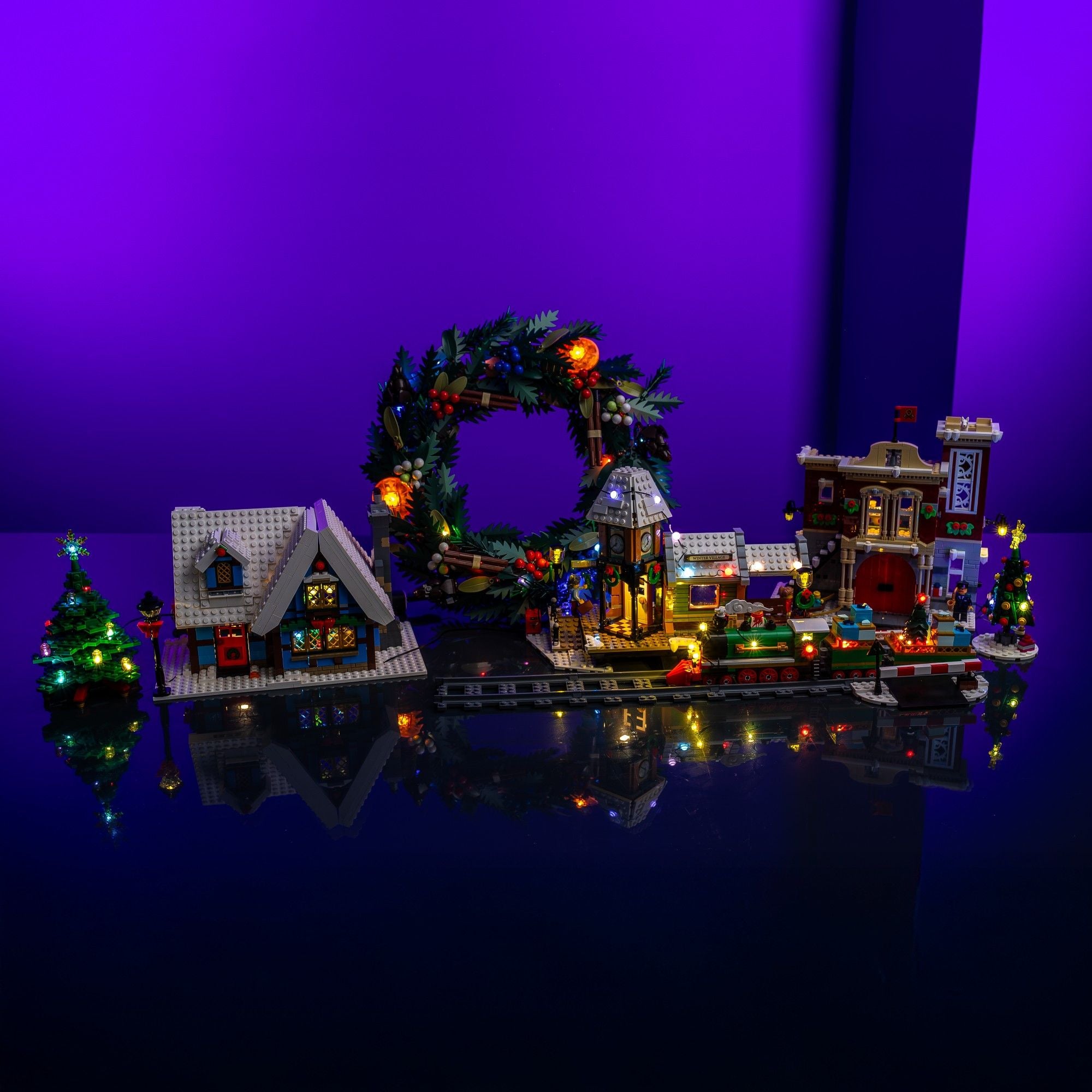 Mason’s Christmas village ボウル　4枚セット Light Pack for LEGO® Christmas | Light My Bricks – CA