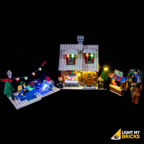 LEGO Winter Village Bakery #10216 Light Kit – Light My Bricks Canada