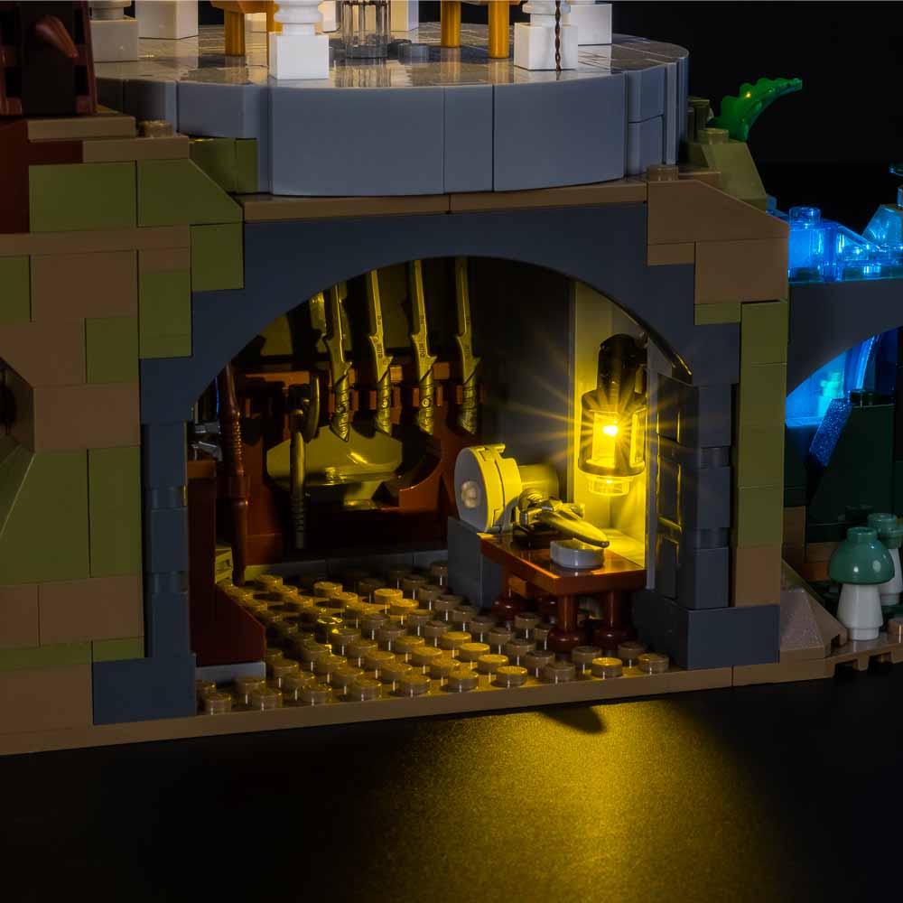 LEGO The Lord of the Rings Rivendell #10316 Light Kit – Light My Bricks ...