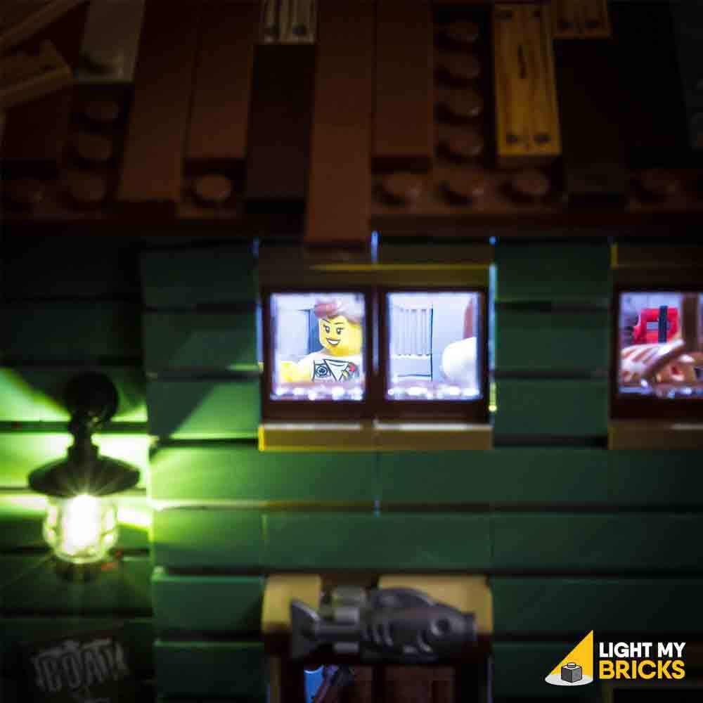 Briksmax Old Fishing Store Led Lighting Kit- Compatible with Lego